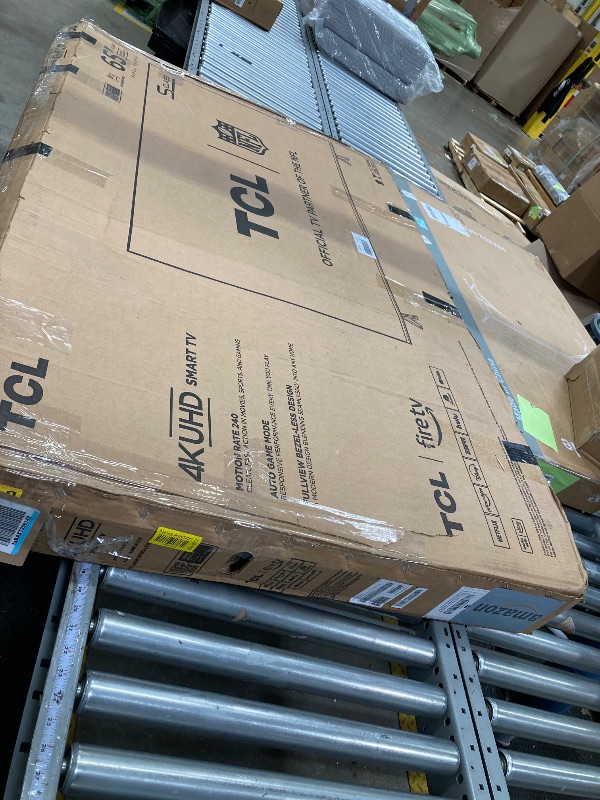 Photo 1 of TCL 65-Inch Class S5 UHD 4K LED Smart TV with Fire TV (65S551F, 2024 Model), Dolby Vision, HDR PRO+, Dolby Atmos, Alexa Built-in with Voice Remote, Apple AirPlay 2 Compatibility, Streaming Television