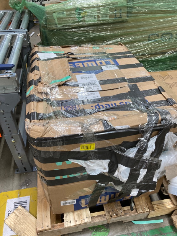 Photo 1 of ***parts only, item motor is bad and the power cord is cut****Euhomy Dryer, 1500W Clothes Dryer with Stainless Steel Tumbler, 3.52 Cu. Ft. portable clothes dryer with Exhaust Hose for Home, Apartment, White