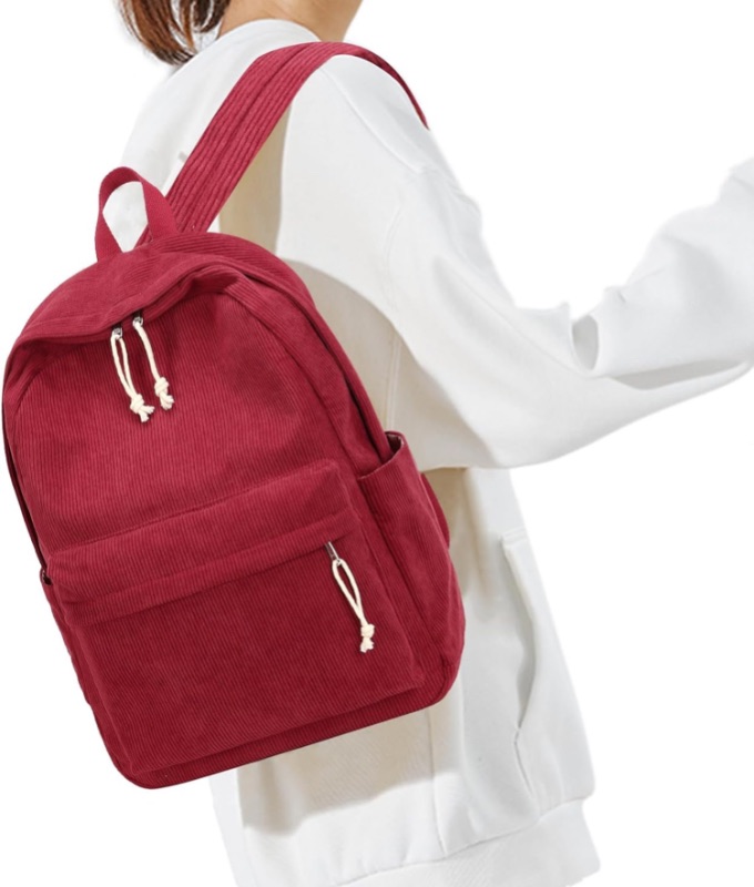 Photo 1 of  School Backpacks for Teen Girls Bookbags Lightweight Canvas Backpack Schoolbag