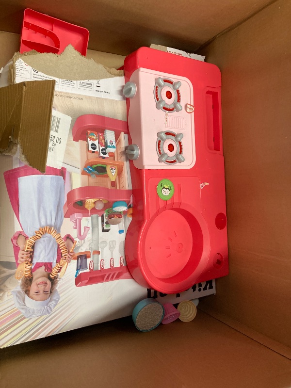 Photo 1 of Beefunni Play Kitchen Set for Kids Girls Toddlers Kitchen Playset Includes Toy Kitchen Accessories for Pretend Play Indoor Toys Playset Christmas
