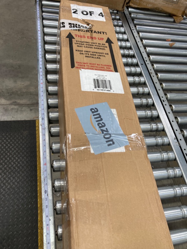 Photo 1 of (BOX 2 OF 4 ONLY) Aquasana Whole House Water Filter System - Water Softener Alternative w/ UV Purifier, Salt-Free Descaler, Carbon & KDF Media - Filters Sediment & 97% Of Chlorine - 1,000,000 Gl - EQ-1000-AST-UV
