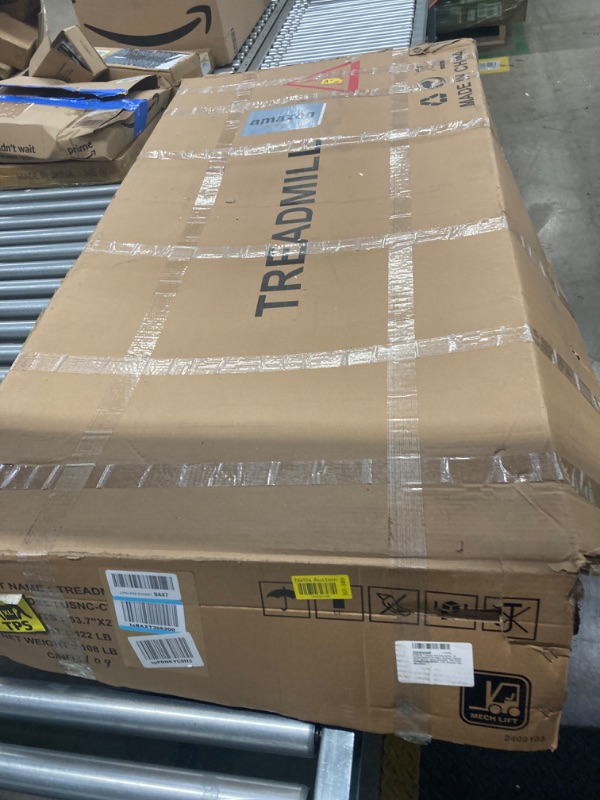 Photo 1 of ATEEDGE Treadmill with Auto Incline, 18" Incline Treadmill for Home, Compact, Foldable, 350lb Capacity, Shock Absorption, 15% Incline Automatic, 0.5-10 MPH, 3 HP, Bluetooth App Running Treadmills