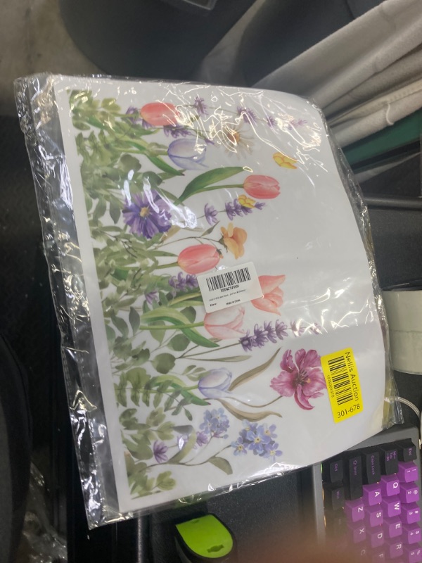 Photo 1 of 3 Sheets Green Plant Leaves Flowers Toilet Seat Lid Stickers Self-Adhesive Bathroom Stickers Leaf Floral Toilet Lid Decals DIY Removable Waterproof Toilet Sticker for Cistern Decor Toilet Lid Decals (styles may vary, see picture) 