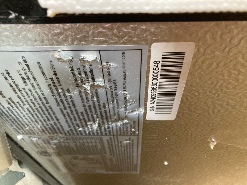 Photo 1 of *see notes*
Frigidaire, 2 Door Apartment Size Refrigerator/Freezer Combo, 7.5 cu ft, Platinum Series, Stainless, 23" D x 21.5" W x 55.5" H