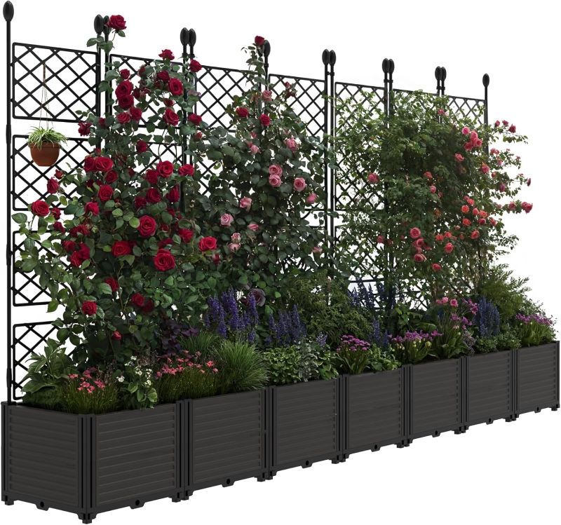 Photo 1 of 7 PCS Plastic Plant Box 