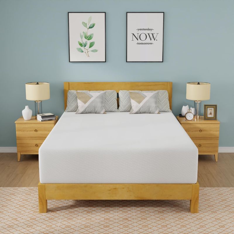 Photo 1 of 14 inch Gel Memory Foam Mattress Medium Firm Mattresses for Cool Sleep Relieving No Fiberglass CertiPUR-US Certified Mattress in a Box,Queen