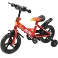 Photo 1 of 12 Inch Kids Bike with Training Wheels, Children Bike with Adjustable Handlebar, Kids Bicycle for Boys Girls Toddlers Age 1 to 5, 2-in-1 Toddler Bike with Handbrake/Bell/Pedals, up to 110lbs ***(SOME SCUFFS/SCRATCHES,  SMALL PAINT CHIP)***