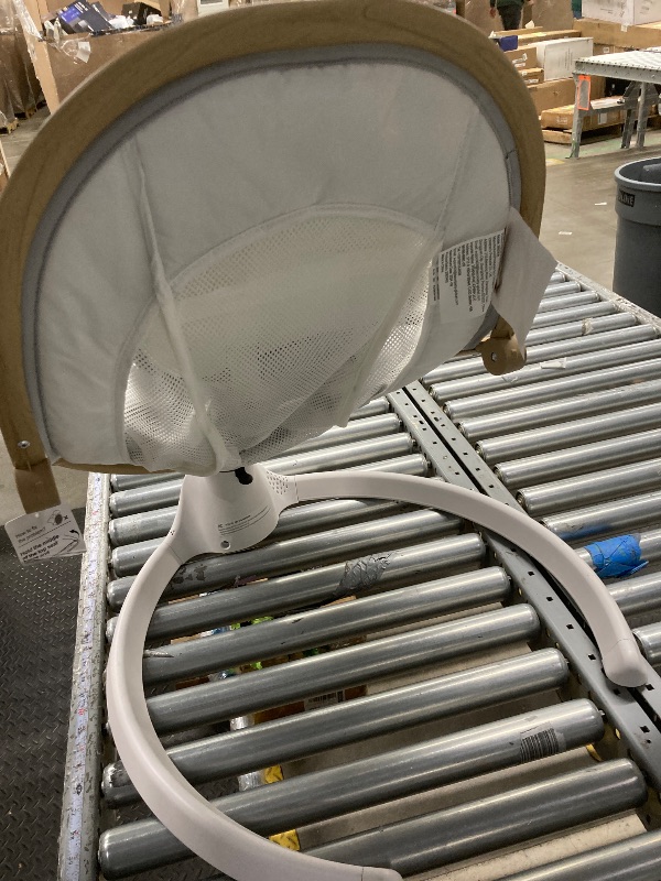 Photo 1 of BabyBond Swings for Infants, Bluetooth  ***(STICKER RESIDUE ALONG TRIM, SOME DIRTY SPOTS ON FABRIC CUSHION, NOT IN BOX, NOT PACKAGE, EXACT STOCK PHOTO NOT AVAILABLE)***, 