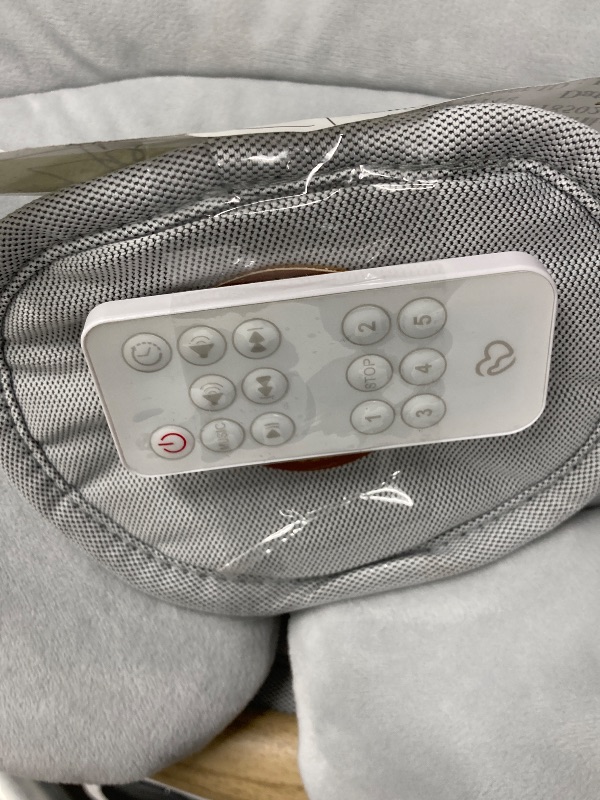 Photo 1 of BabyBond Swings for Infants, Bluetooth  ***(STICKER RESIDUE ALONG TRIM, SOME DIRTY SPOTS ON FABRIC CUSHION, NOT IN BOX, NOT PACKAGE, EXACT STOCK PHOTO NOT AVAILABLE)***, 