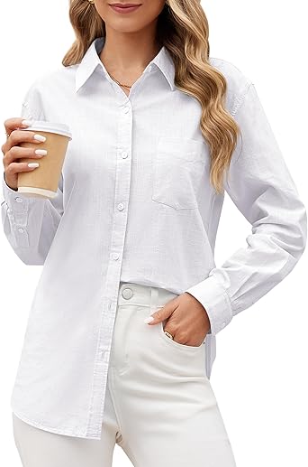 Photo 1 of  Shirts Button Down Shirts for Women Long Sleeve
