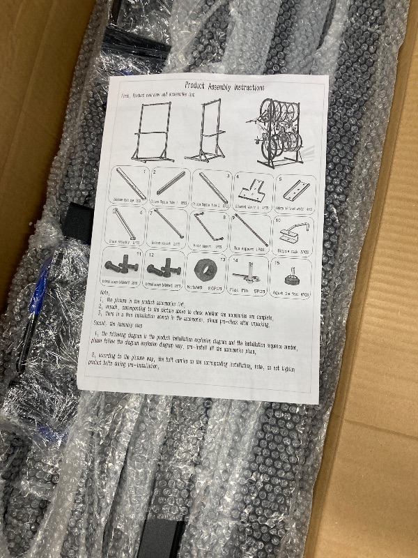 Photo 1 of Freestanding Bike Storage Rack,Bike Rack for Garage,Bike Floor Stand Max 5 Bikes,Indoor Bike Rack for Home and Garage Organizer Heavy-Duty Solid Steel