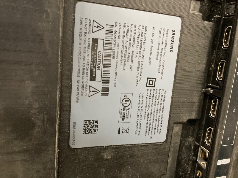 Photo 1 of SAMSUNG 65-Inch Class Neo QLED 4K QN90D Series Mini LED, Neo Quantum HDR+ Smart TV w/Dolby Atmos, Object Tracking Sound+, Motion Xcelerator, Real Depth Enhancer Pro, Alexa Built-in (QN65QN90D, 2024)