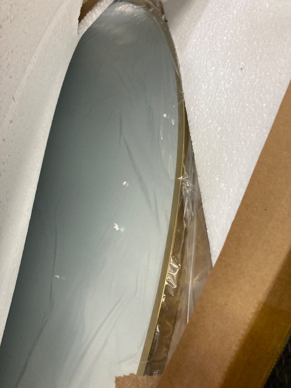 Photo 1 of BEAUTYPEAK 48 Inch Round Mirror, Metal Frame Circle Mirror, Wall Mounted for Entryway, Bathroom, Vanity, Living Room, Gold