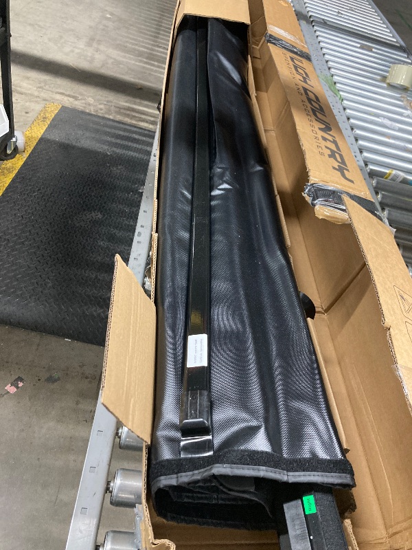 Photo 1 of ***BENT***   Tonneau Cover Compatible With 07-18 Toyota Tundra 5.5ft/66in Short Bed, Black Vinyl Soft Roll Up Tonneau Cargo Cover By IKON MOTORSPORTS