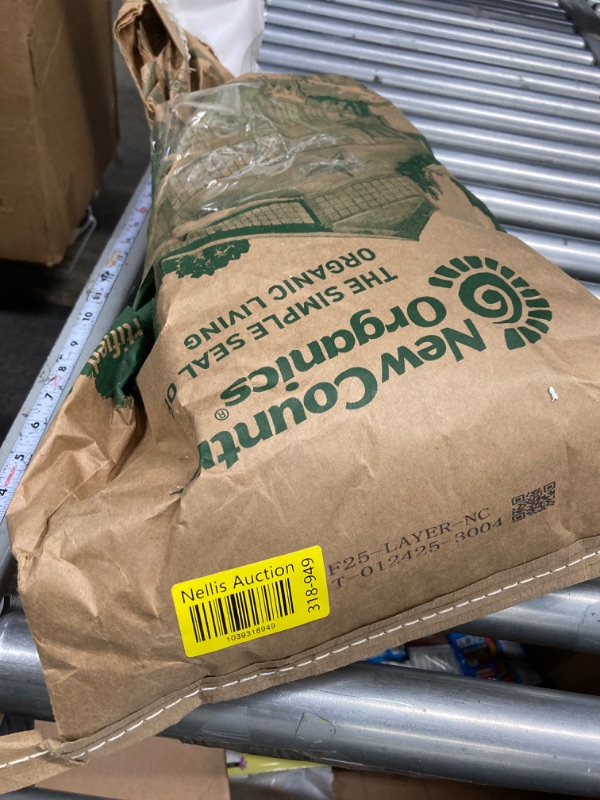 Photo 1 of ++OPEN BOX+++ew Country Organics | Corn-Free Classic Layer Chicken Feed for Laying Hens | Corn-Free and Soy-Free | 17% Protein | Certified Organic and Non-GMO Chicken Food | 25lbs Bag