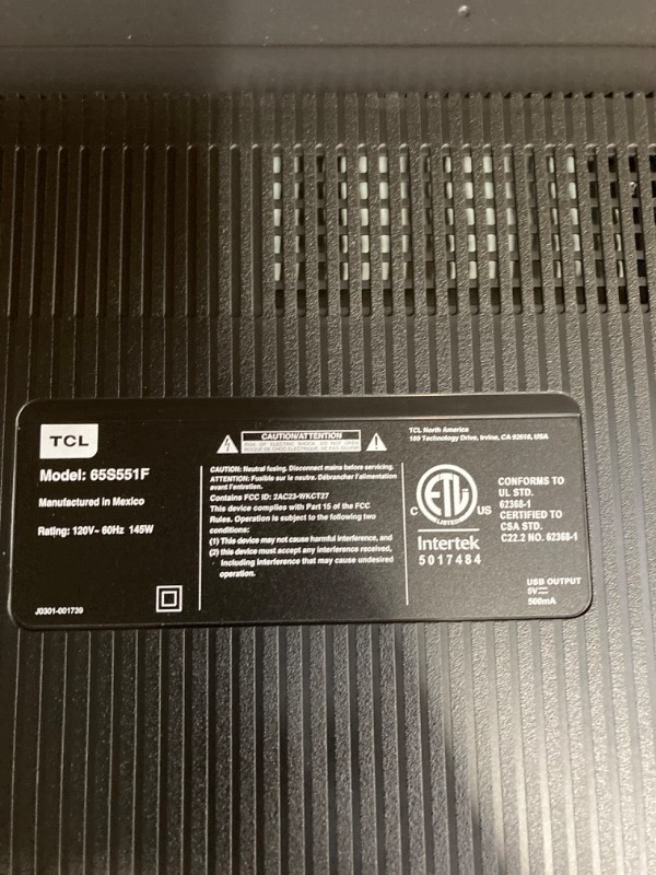 Photo 1 of TCL 65-Inch Class S5 UHD 4K LED Smart TV with Fire TV (65S551F, 2024 Model), Dolby Vision, HDR PRO+, Dolby Atmos, Alexa Built-in with Voice Remote, Apple AirPlay 2 Compatibility, Streaming Television