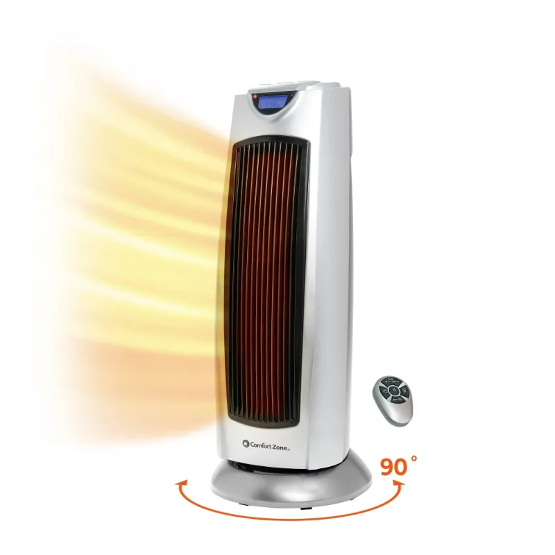 Photo 1 of 



Visit the Comfort Zone Store
Comfort Zone Portable 1500W Ceramic Oscillating Digital Tower Space Heater