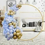 Photo 1 of 6.6ft round arch background stand hoop balloon flower frame wedding decoration
