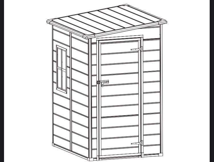 Photo 1 of **BOX 1 OF 2 ONLY**
Storage shed