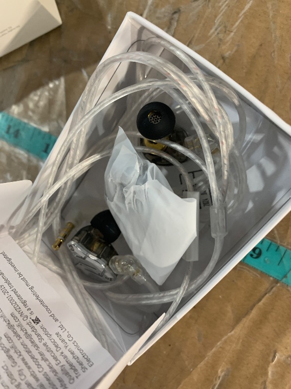 Photo 1 of Linsoul KZ ZS10 Pro, 4BA+1DD 5 Driver in Ear Monitor, HiFi Wired Earbuds, Gaming Earbuds, Hybrid IEM Earphones with Stainless Steel Faceplate, Detachable Cable for Musician(with Mic, Black)