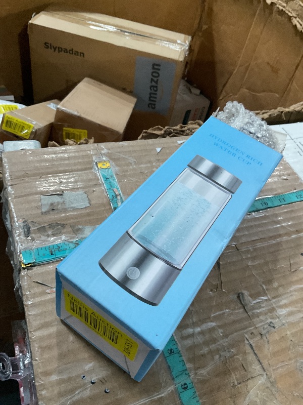 Photo 1 of (Missng power cord) Hydrogen Water Bottle Generator, Portable Hydrogen Water Ionizer Machine Rechargeable,Hydrogen Rich Water Glass Health Cup