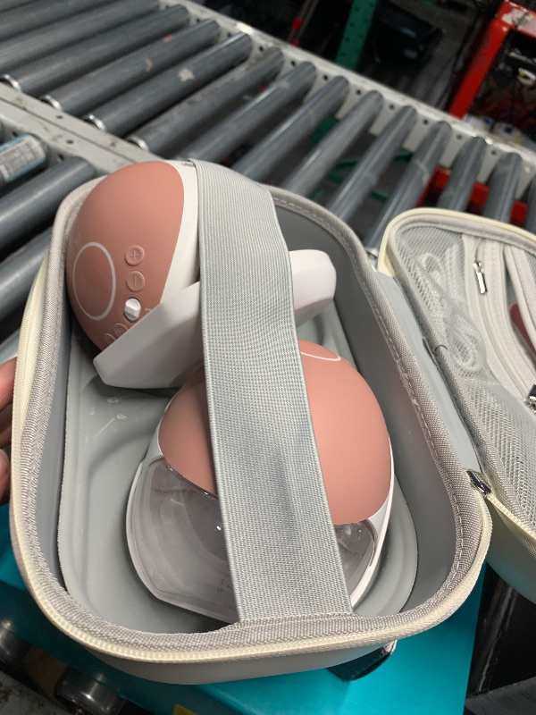 Photo 1 of ***(PARTS ONLY/ NON FUNCTIONAL)***Momcozy Breast Pump Hospital-Grade, Hands Free Breast Pump App with Leak-Proof DoubleFit Flange, Personalized Multi-Modes & 15 Levels, 2 Count  