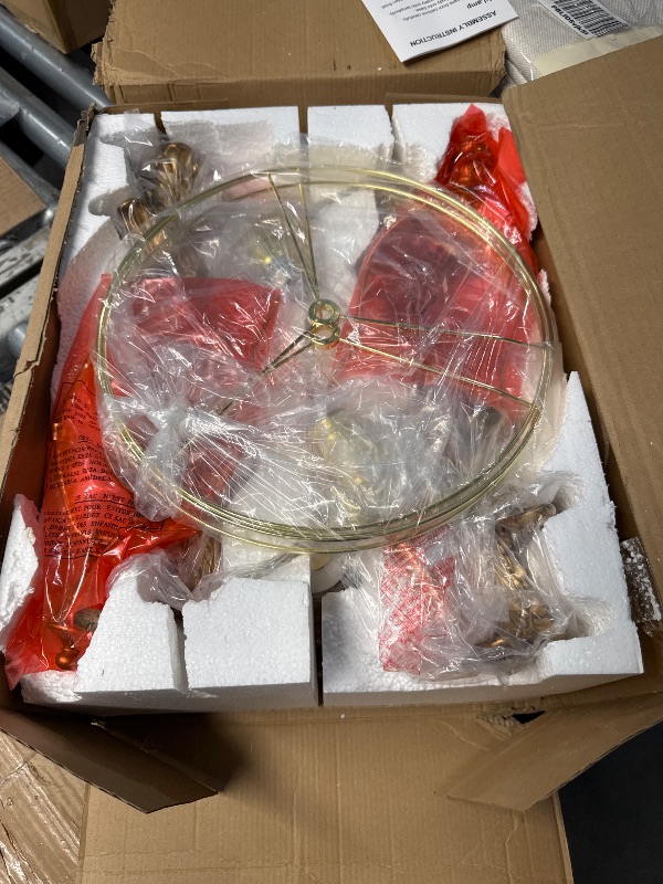 Photo 1 of (PARTIAL SET) ((UNTESTGED))33'' Tall Vintage Buffet Lamps Set of 2 - 3 Way Dimmable Touch Lamp, Gold Leaf finish Lamp with USB A+C Charge Ports, White Linen Fabric Shade, for Living Room Bedroom Dinning (Bulbs Included)X0049BOFGR
