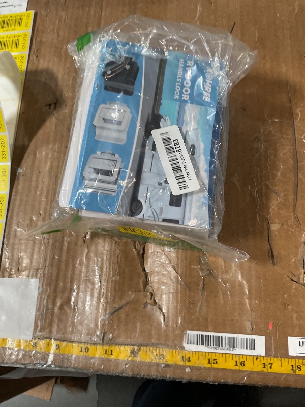 Photo 1 of Kohree Upgraded RV Door Lock Replacement with Paddle Deadbolt, 100% Zinc Alloy, Camper Door Handle Latch, RV Enclosed Travel Trailer Entry Door Lock with Keys for Camper Horse Trailer Cargo, Black