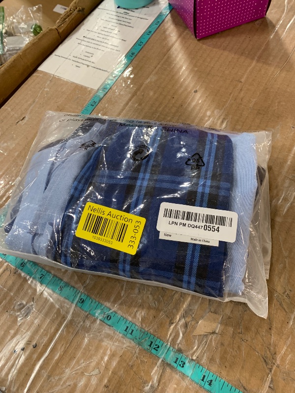 Photo 1 of ***(MISSING LONG SLEEVE SHIRT)***Abolai Baby Boys' 3 Piece Gentleman Set with Shirt,Lattice Vest and Pant Blue 100