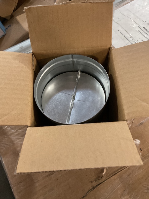 Photo 1 of [Upgraded] Hon&Guan 4 Inch Backdraft Damper, One-Way Airflow Duct Damper 4 Inch Ducting Insert Backflow Preventer Duct Draft Blocker.