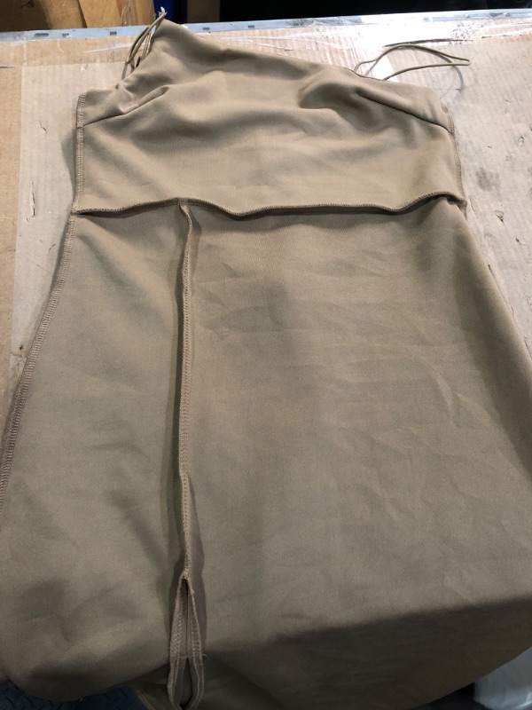 Photo 1 of (see all images) IHOT Casual Sleeveless Dresses for Women 2025 Square Neck Strappy Ribbed Knit Bodycon Maxi Tank Dress Small