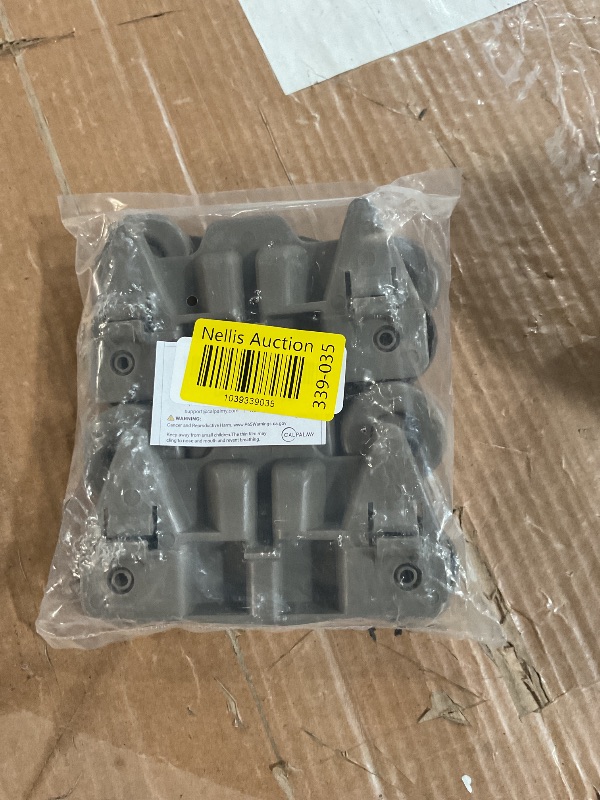 Photo 1 of (4-Pack) W10195416 NEW UPGRADED Replacement Part for Lower Dishwasher Wheel – Ideal for GE/Whirlpool/Kenmore - AP5983730, W10195416V, W10105417, PS11722152, W10195416VP - Increasing Life Cycle By 50%