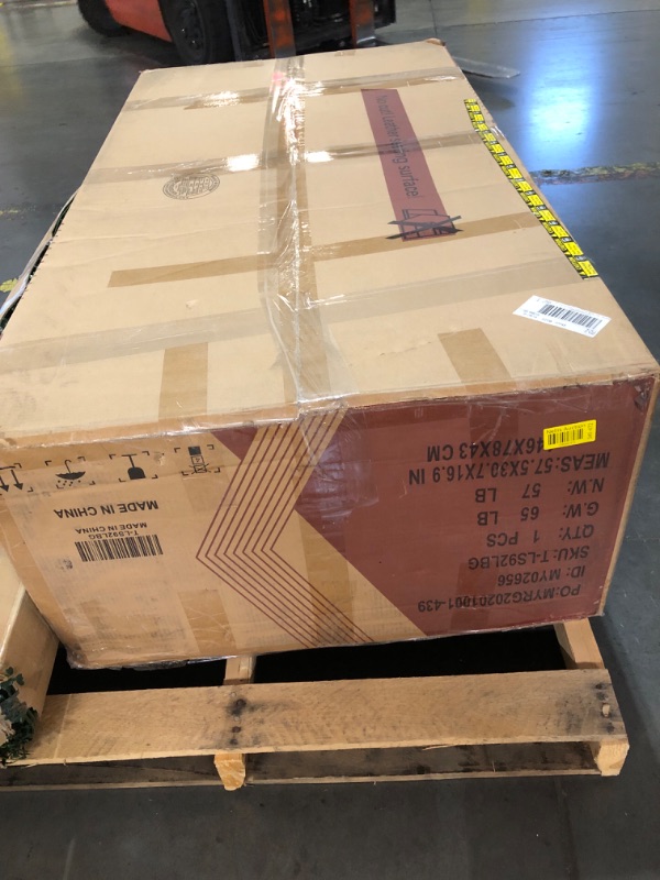 Photo 1 of ** TRUCK/TRAILER PICK UP** Homall Loveseat Sofa, Mid-Century Sleeper Sofa Couch, Fabric Upholstered 2-Seater Sofa for Living Room, Studio, Apartment (Beige)