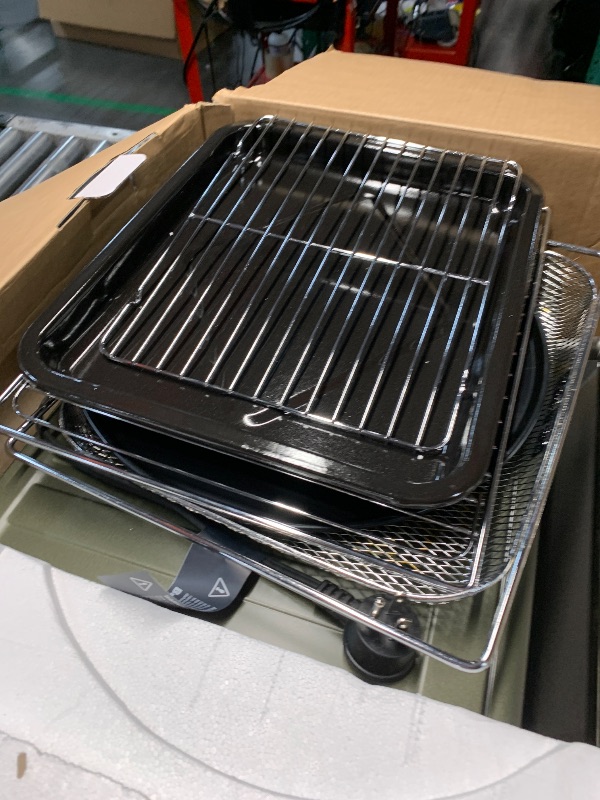Photo 1 of (DAMAGED) (PARTIAL SET) Breville BOV860OLT Smart Oven Air Fryer and Convection Oven, Olive Tapenade