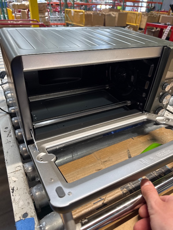 Photo 1 of (DAMAGED) (PARTIAL SET) Breville BOV860OLT Smart Oven Air Fryer and Convection Oven, Olive Tapenade