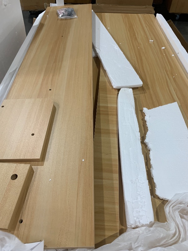 Photo 1 of (damaged) (sold for parts) (repair) Corbyles 2-Tier Washer Dryer Countertop with Edge Rail & Non-Slip Pad, 58" Width x 27.5" Depth Laundry Topper for Washer and Dryer
