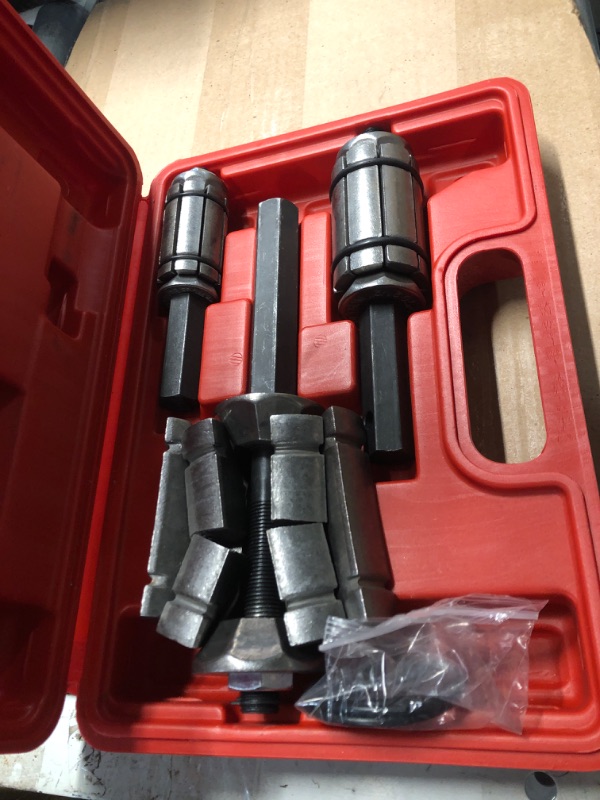 Photo 1 of (Damaged)(sold for parts) SCITOO 3-Pieces Pipe Expander Tool Set 1-1/18'' to 3-1/2'', Tail Pipe Expander Compatible with Most Vehicles and Trucks