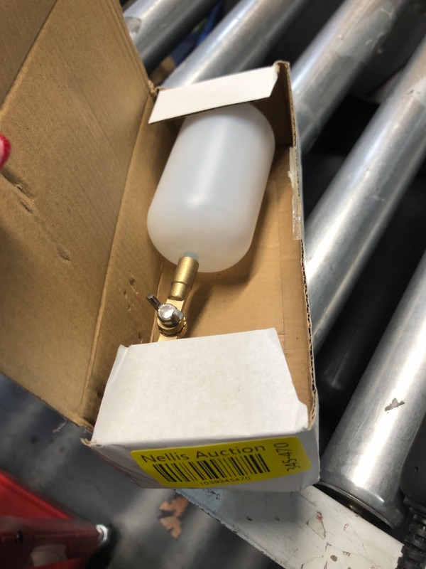 Photo 1 of Float Valve 1/2 Inch Brass Float Valve with Adjustable Arm for Livestock Water Tank,Automatic Waterer,Fountain,Pool,Aquariums,Hydroponics,and Reservoirs - Automatic Water Level Control