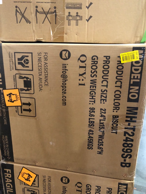 Photo 1 of *** TRUCK/TRAILER PICK UP** HOMLYLINK Tall Toilet 21 Inch for Seniors, Extra High Toilet, Comfort Bowl Heigh 21", Seat Height 22", Two-Piece Single Flush 1.28 GPF, 12 Inch Rough-in, Bone Color, for Small Bathroom ?