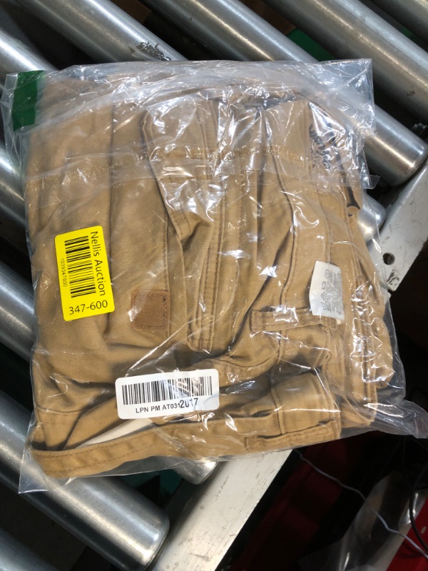 Photo 1 of (33W x 30L US) Wrangler Authentics mens Regular Tapered Cargo Pants, Brushed Almond, 33W x 30L US