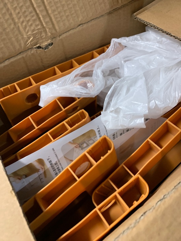 Photo 1 of 5 Tier Book Rack Storage Bookshelf, Mobile Bookshelf with Wheels, Removable Movable Unique Bookcase, Rolling Book Cart, Bookshelves for Students Study in Dorm Classroom Living Room School(CreamYellow)