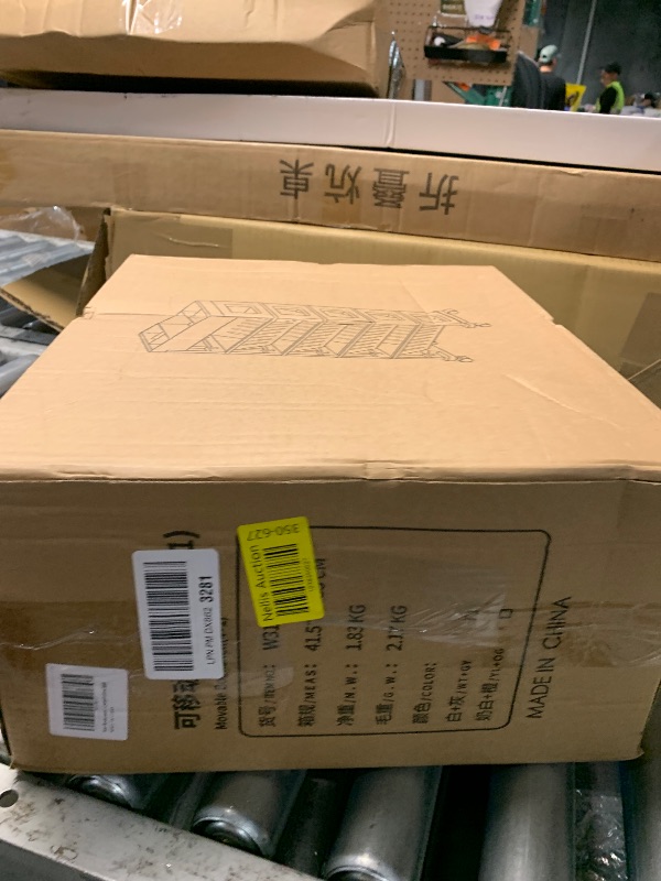 Photo 1 of 5 Tier Book Rack Storage Bookshelf, Mobile Bookshelf with Wheels, Removable Movable Unique Bookcase, Rolling Book Cart, Bookshelves for Students Study in Dorm Classroom Living Room School(CreamYellow)