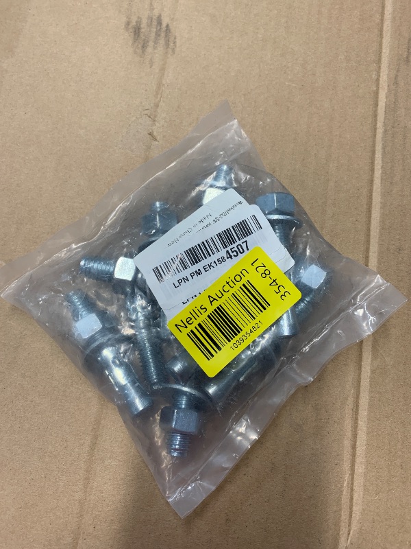 Photo 1 of (BAGGED) (PARTIAL SET) Wensilon 1/2x2-3/4" 10Pcs Inch Standard Fasteners for Heavy-Duty Zinc Wedge Anchors for Cement and Concrete