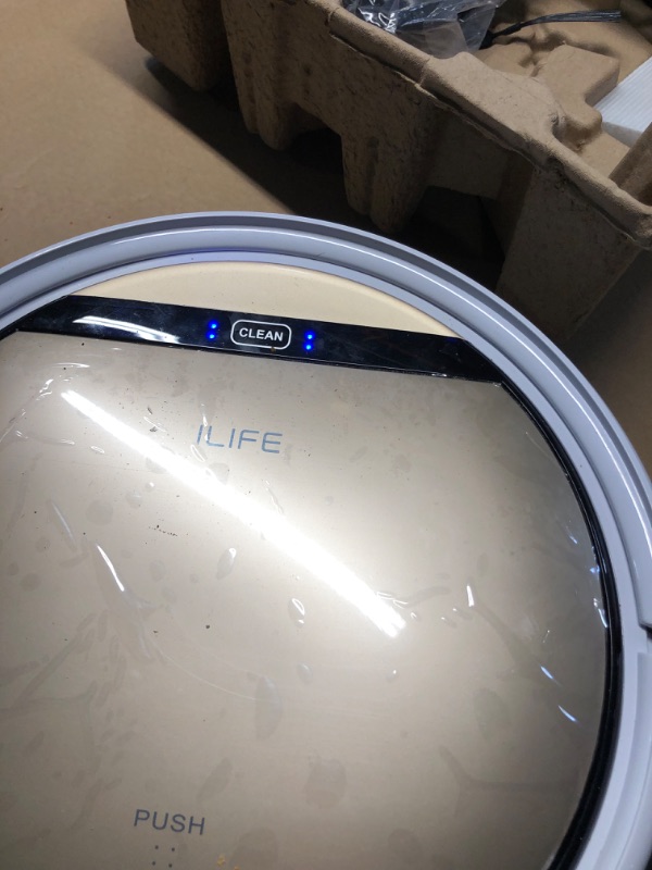 Photo 1 of ** USED**
ILIFE V5s Plus Robot Vacuum and Mop Combo, Works with 2.4G WiFi, Alexa/App/Remote Control, Automatic Self-Charging Robotic Vacuum Cleaner, for Pet Hair, Hard Floor, Low Carpet (V5s Pro Upgraded)