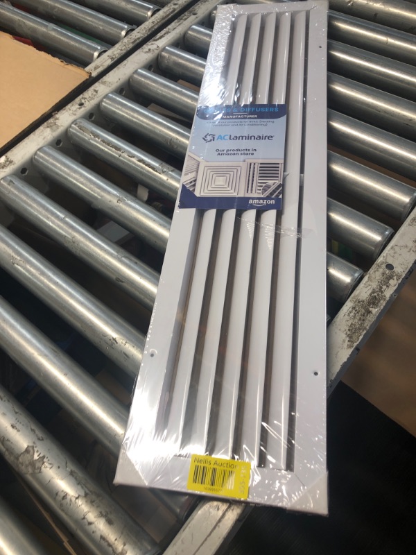 Photo 1 of *** FACTORY SEALED***Fits 30" x 6" Duct Hole [31.6" x 7.6" Face] - Aluminum Return Grille, Rust-Free, Fixed Blades, Ceiling/Wall Compatible, No Adjustments Needed