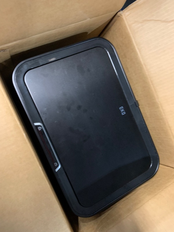 Photo 1 of *** FACTORY SEALED***EKO Deluxe Mirage-T 50 Liter / 13.2 Gallon Touchless Rectangular Motion Sensor Trash Can, Matte Black Stainless Steel Finish