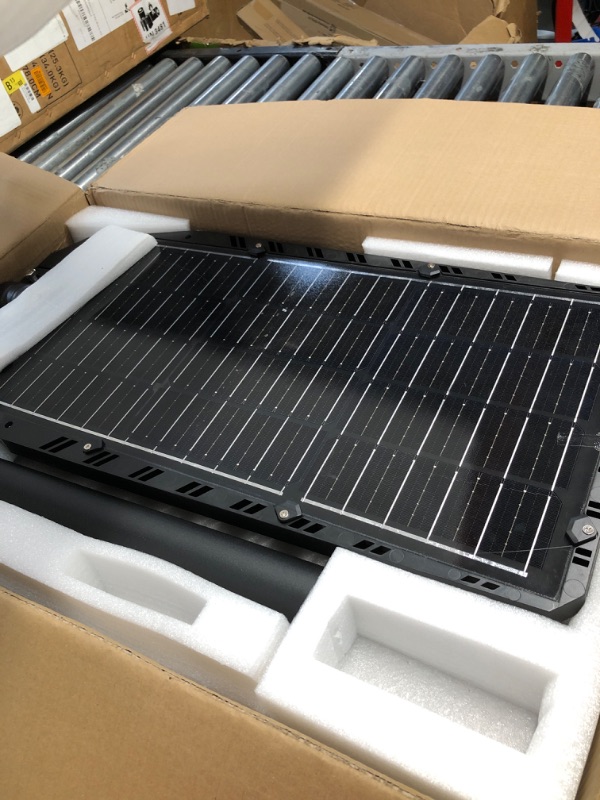 Photo 1 of **SEE NOTES** Deepn 9000W Ultra-Large Solar Street Light - IP67 Solar Lights Outdoor, 7500K Outdoor Lighting, Commercial Grade Flood Light Outdoor with Motion Sensor