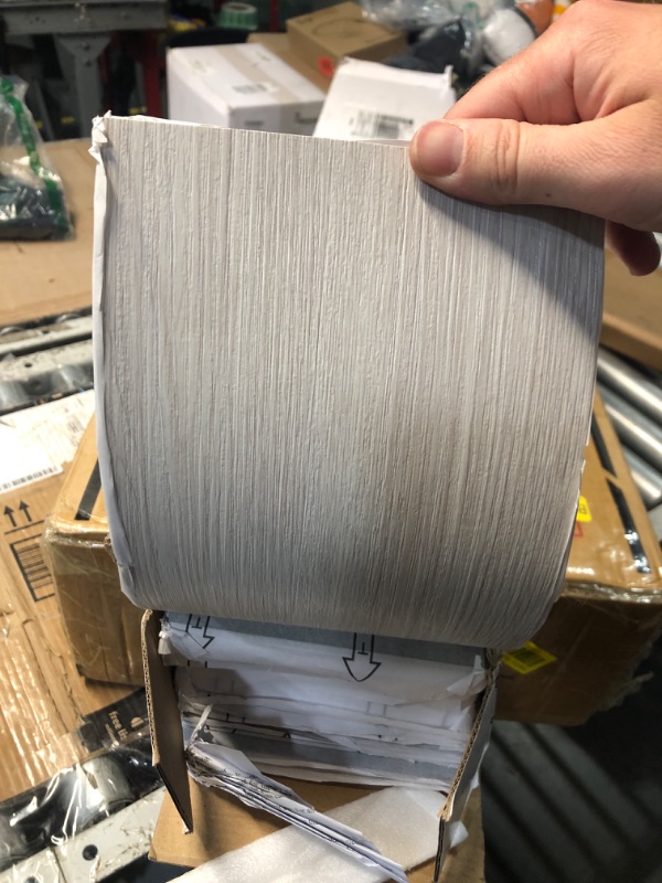 Photo 1 of (PARTIAL SET) (USED/FAIR) Mysflosy Self-Adhesive Vinyl Flooring Plank, 36 Pack - 6 x 36 inch, Natural Wood Grain Peel and Stick Flooring Waterproof for DIY Installation, Cover 54 Sq. Ft