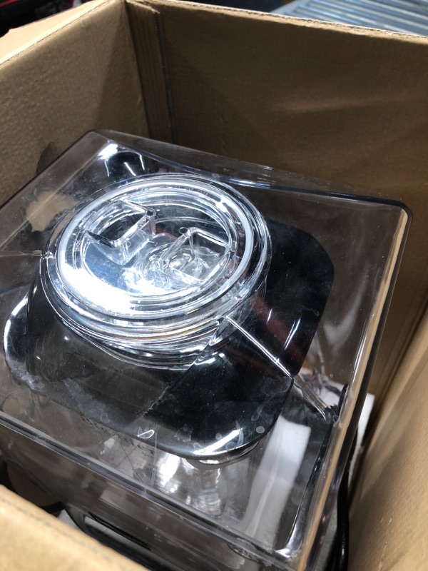 Photo 1 of (used)(see images) Commercial Blender for Smoothies 2200W With Soundproof Cover, 2200 ML, 15 Speeds, 6-leaves Stainless Steel Blade, Heavy Duty Blender for Restaurant, Smoothie