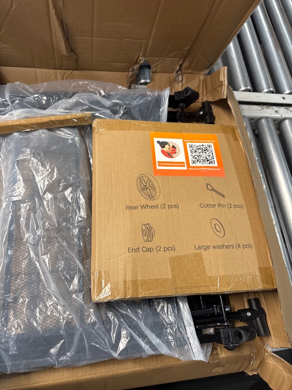 Photo 1 of ***Prev used***
455lbs Shopping Cart for Groceries, Large Heavy Duty Grocery Cart on Wheels, Folding Dual Basket Utility Carts with Waterproof Liner, Shopping Carts for Transport, Laundry, Gift, Luggage
